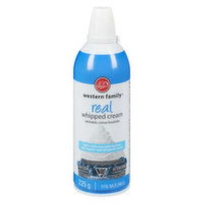Western Family - Real Whipped Cream Light 11% M.F., 225 Gram