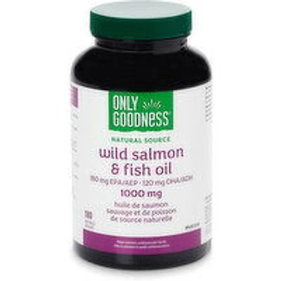 Only Goodness - Wild Salmon & Fish Oil 1000 mg, 180 Each
