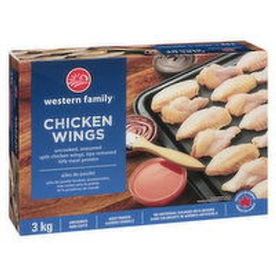 Western Family - Chicken Wings, 3 Kilogram