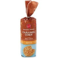Western Family - Rice Cakes Caramel Corn, 186 Gram