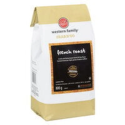 Western Family - Ground Coffee, French Roast, 800 Gram