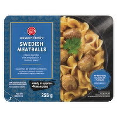 Western Family - Swedish Meatballs, 255 Gram