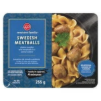 Western Family - Swedish Meatballs, 255 Gram