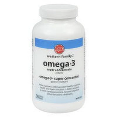 Western Family - Omega-3 Super Concentrate 1170mg, 90 Each