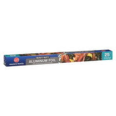 Western Family - Heavy Duty Aluminum Foil 25 ft, 1 Each