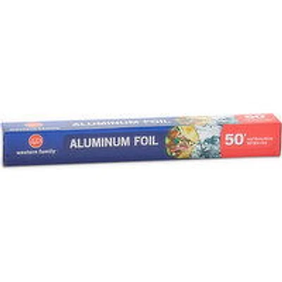 Western Family - Aluminum Foil 50 ft, 1 Each