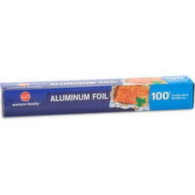 Western Family - Aluminum Foil 100 ft, 1 Each