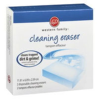 Western Family - Cleaning Eraser, 2 Each