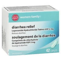 Western Family - Diarrhea Relief USP 2mg, 42 Each