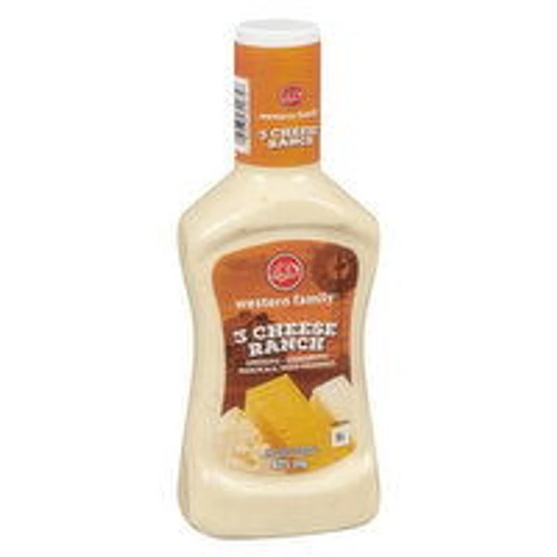 Western Family - Three Cheese Ranch Salad Dressing, 475 Millilitre