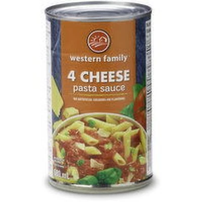 Western Family - Pasta Sauce, Four Cheese, 680 Millilitre