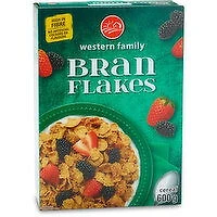 Western Family - Bran Flakes Cereal, 600 Gram