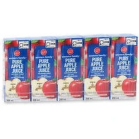 Western Family - Pure Apple 100% Juice, 5x200mL, 5 Each