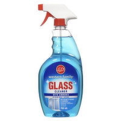 Western Family - Glass Cleaner With Ammonia, 765 Millilitre
