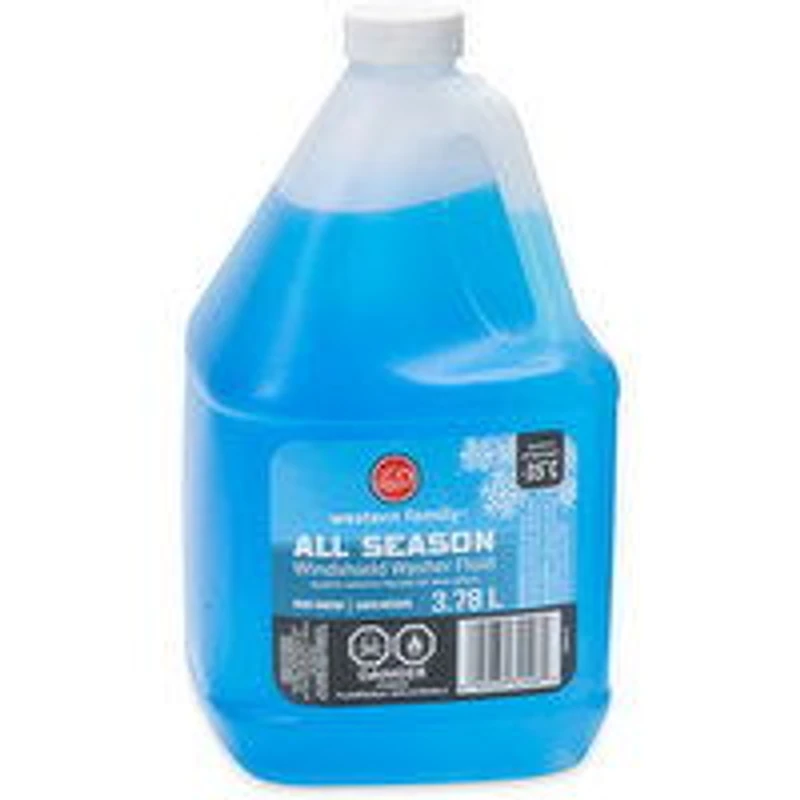 Western Family - All Season Windshield Washer Fluid -35C, 3.78 Litre