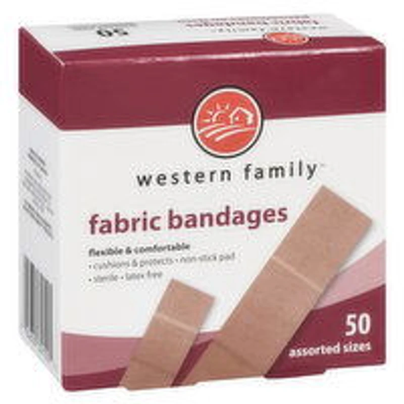 Western Family - WF Fabric Bandages, 50 Each