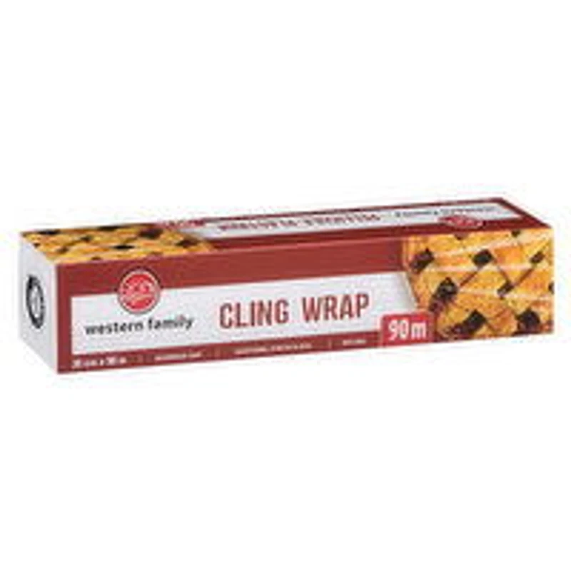 Western Family - Cling Wrap, Plastic Wrap 90m, 1 Each