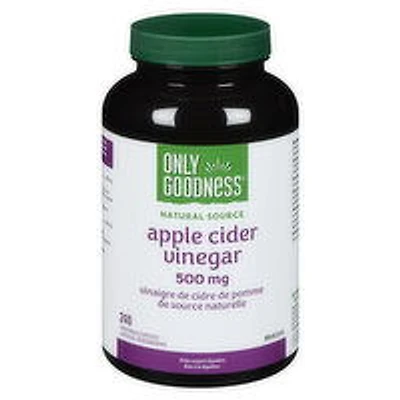Only Goodness - Apple Cider Vinegar Capsules 500mg, 240 Each