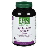 Only Goodness - Apple Cider Vinegar Capsules 500mg, 240 Each