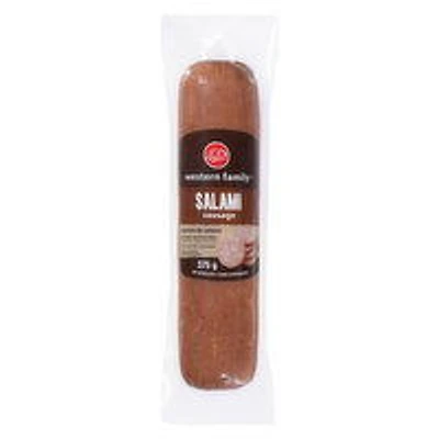Western Family - Salami Sausage, 375 Gram