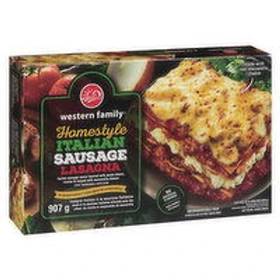Western Family - Homestyle Meat Lasagna Italian Sausage, 907 Gram