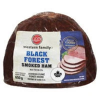 Western Family - Black Forest Ham - Smoked, 650 Gram