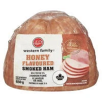 Western Family - Honey Smoked Ham, 650 Gram