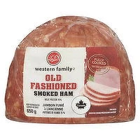 Western Family - Old Fashioned Ham - Smoked, 650 Gram