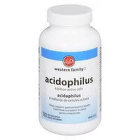Western Family - Acidophilus with Bifidus Capsules, 180 Each