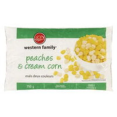 Western Family - Frozen Vegetables - Peaches & Cream Corn, 750 Gram