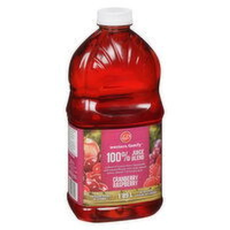 Western Family - Cranberry Raspberry, 100% Juice Blend,, 1.89 Litre