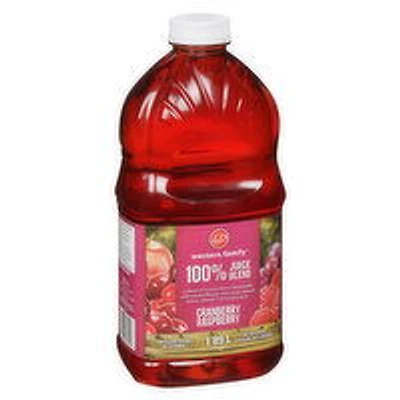 Western Family - Cranberry Raspberry, 100% Juice Blend,, 1.89 Litre