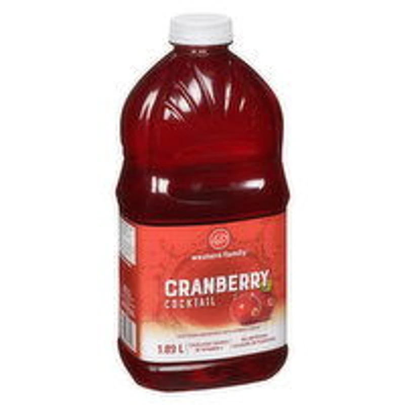 Western Family - Cranberry Cocktail Juice, 1.89 Litre