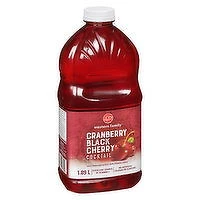 Western Family - Cranberry Black Cherry Cocktail Juice, 1.89 Litre