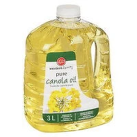 Western Family - Pure Canola Oil, 3 Litre