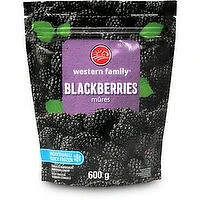 Western Family - Blackberries, 600 Gram