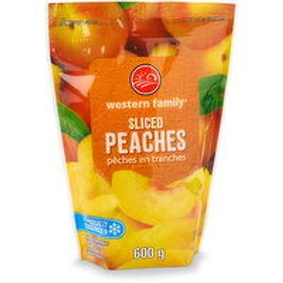 Western Family - Sliced Peaches, 600 Gram