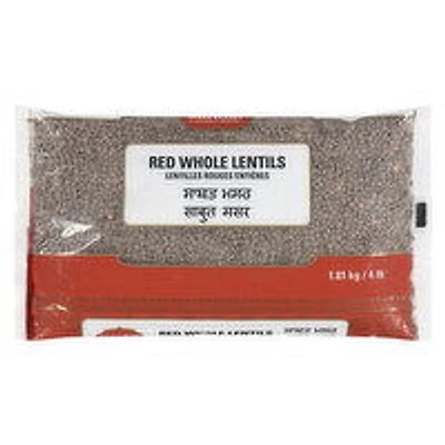 Sundar - Red Whole Lentils, 1.81 Kilogram