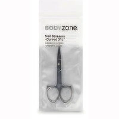 Body Zone - Nail Scissors - Curved 3 1/2, 1 Each