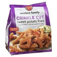 Western Family - Sweet PotatoFries Crinkle Cut, 454 Gram