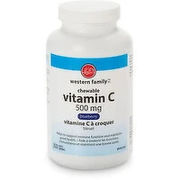 Western Family - Vitamin C Blueberry Tablets, 120 Each