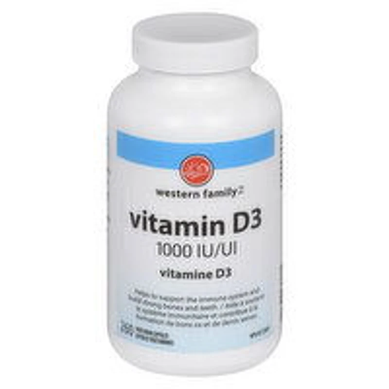 Western Family - WF Vitamin D 1000 IU Tablets, 260 Each