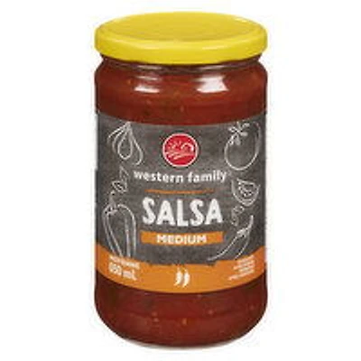 Western Family - Medium Salsa, 650 Millilitre
