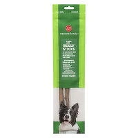 Western Family - Dog Treats - Natural 12" Bully Chew Sticks, 2 Each