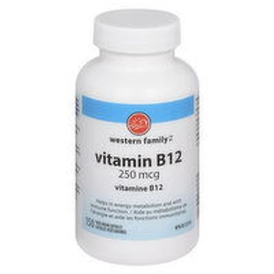 Western Family - Vitamin B12, 150 Each