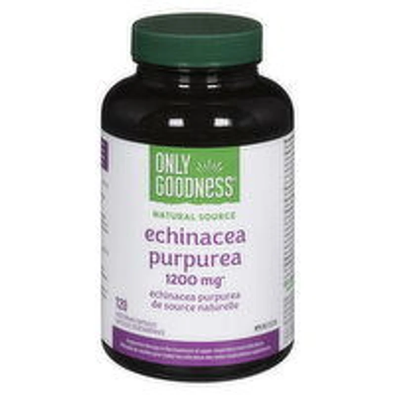 Only Goodness - Echinacea Purpurea Capsules 1200 mg*, 120 Each