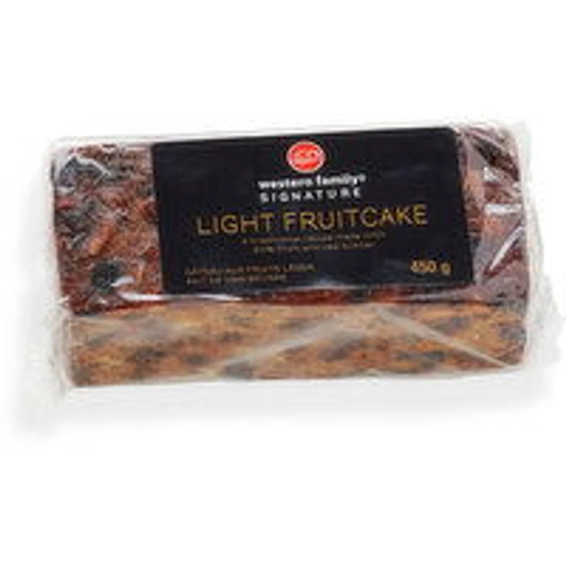 Western Family - Signature Light Fruit Cake, 450 Gram