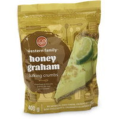 Western Family - Honey Graham Crumbs, 400 Gram