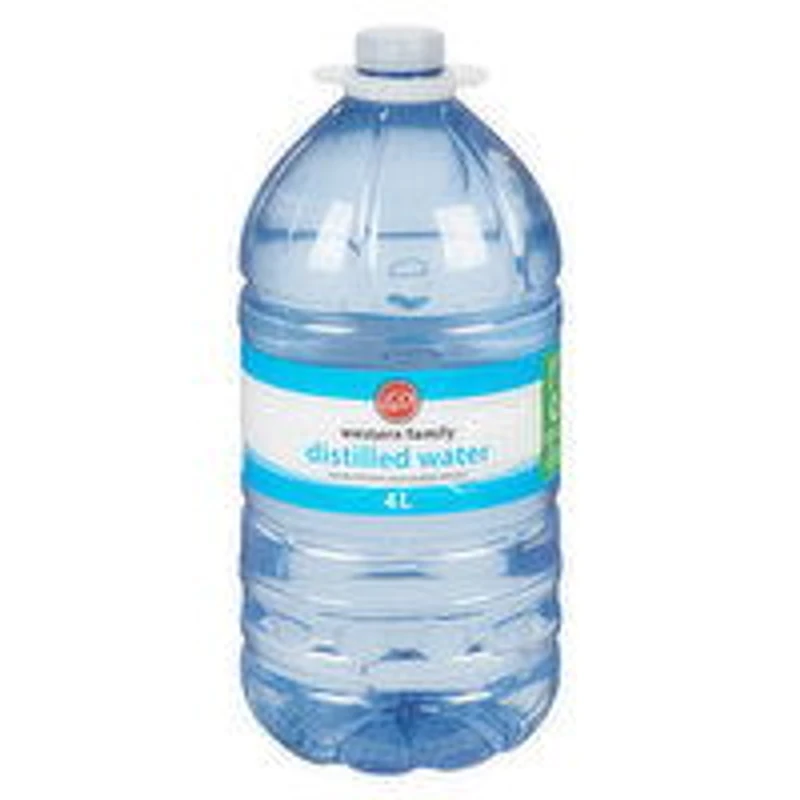 Western Family - Distilled Water, 4 Litre