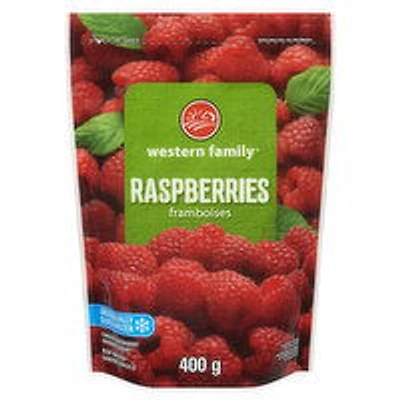 Western Family - Raspberries, 400 Gram